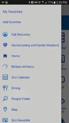 Saint Louis University android App screenshot 2